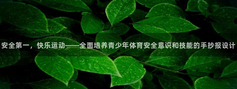 安全第一，快乐运动——全面培养青少年体育安全意识和技能的手抄报设计